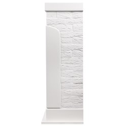 Каминокомплект Firelight Prestigio 25 с очагом Electrolux EFP/P-2520LS камень белый/шпон белый дуб