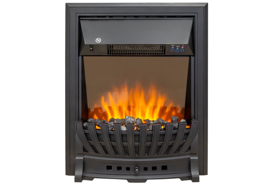 Каминокомплект Royal Flame California STD CRM (Разборный) с очагом Aspen Black санд смоук