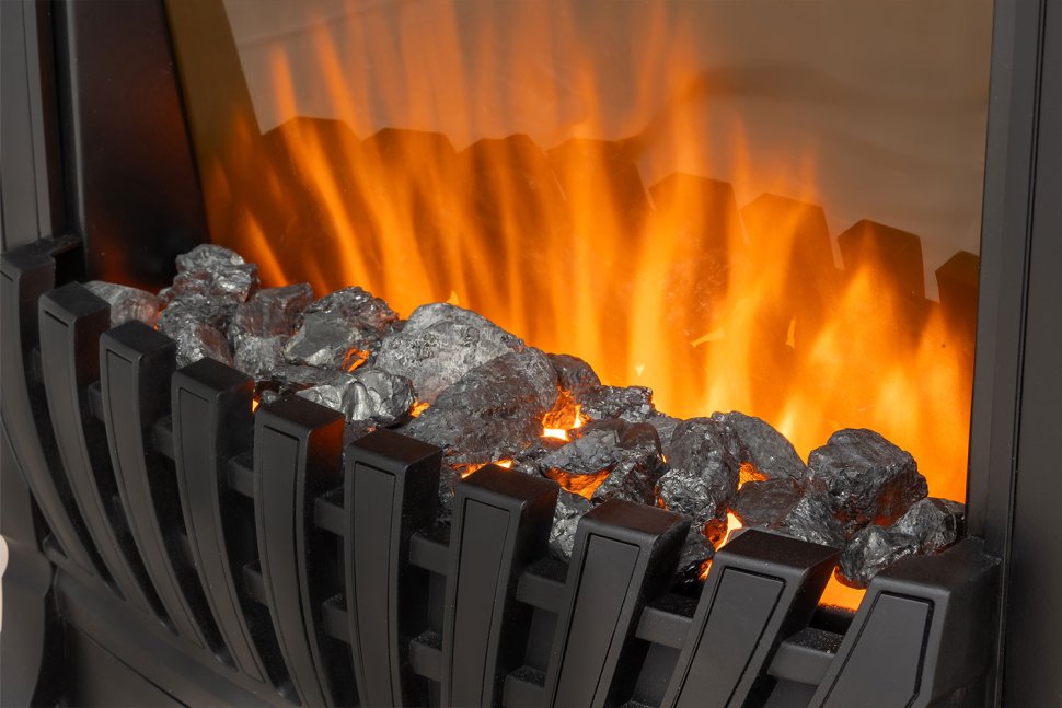 Каминокомплект Royal Flame California STD CRM (Разборный) с очагом Aspen Black санд грей