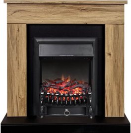 Каминокомплект Royal Flame Bergen c очагом Fobos FX Black дуб галифакс
