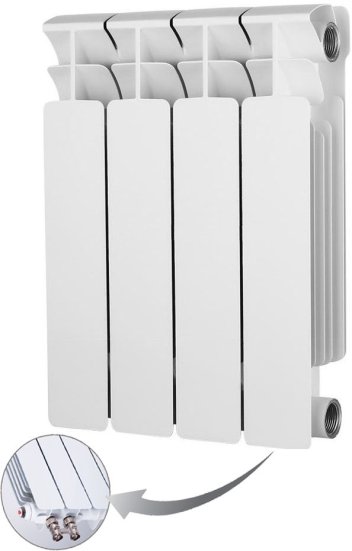 Биметаллический радиатор отопления RIFAR BASE VENTIL R 350 x4