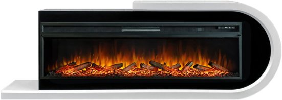 Каминокомплект Royal Flame Basel R с очагом Vision 60 LOG LED белый с черным