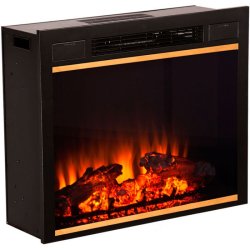 Каминокомплект Interflame Экстер угловой венге с очагом Sirius 30 LED FX Brass